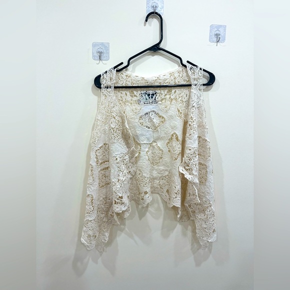 Women Open Stitch Cardigan Summer Vest - Picture 1 of 4